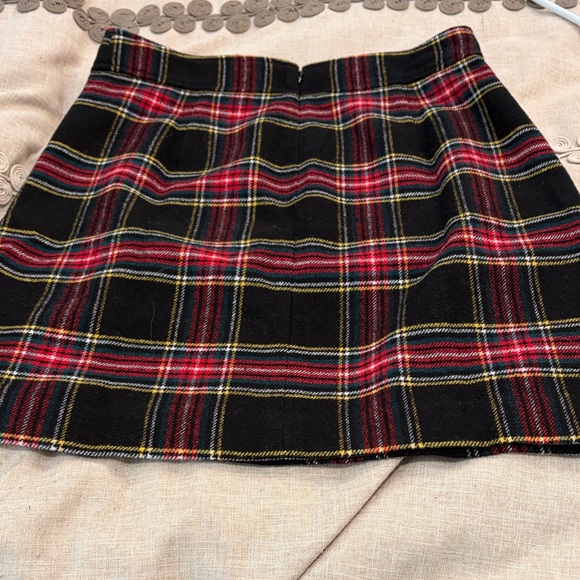 J. Crew Tartan Plaid Wool-Blend A-line Mini Skirt/NWT/6 - Picture 10 of 14